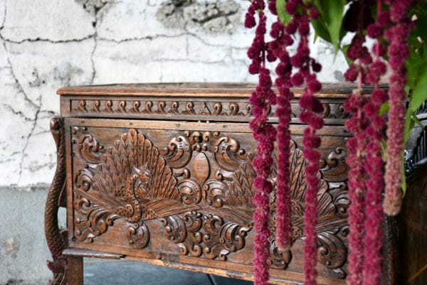 Vintage houten kist - Afbeelding 2