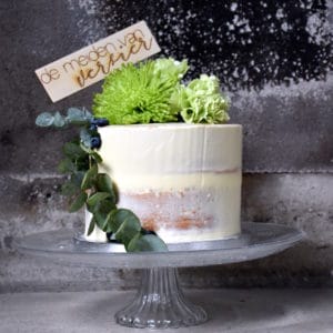 Taartplateau glas L