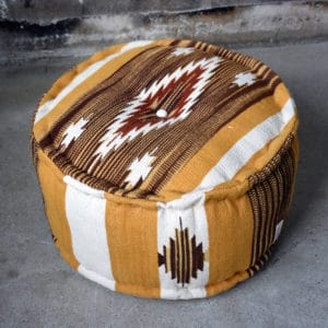 Bohemian poef