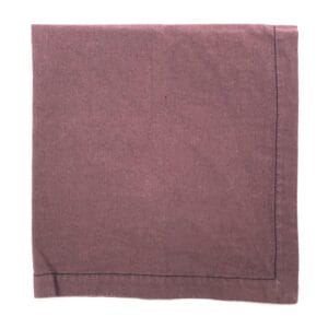 Servet aubergine