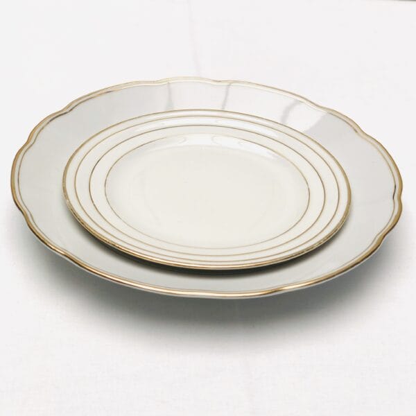 Bord vintage wit L - Afbeelding 3