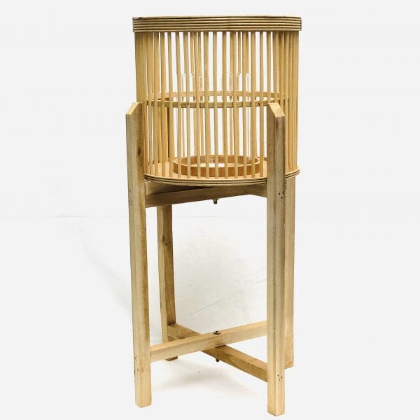 Windlicht rotan Small naturel
