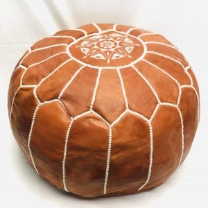 Poef Maroc cognac