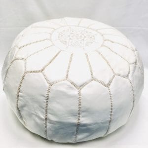 Poef Maroc wit