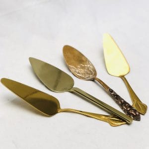 Taartschep goud